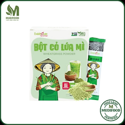 Bột Cỏ Lúa Mì Hữu Cơ Nguyên Chất Sấy Lạnh Dalahouse - Ngăn Ngừa Tiểu Đường, Phòng Ngừa Thiếu Máu, Máu Nhiễm Mỡ, Thanh Lọc Gan và Dạ Dày, Giảm Cân, Hỗ Trợ Điều Trị Viêm Loét Dạ Dày, Giảm Táo Bón, Hỗ Trợ Tiêu Hóa