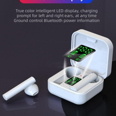 CINCATDY Tai Nghe Bluetooth Earbuds Gaming Headset True Wireless Headphone Air6 plus - Hàng Chính Hãng