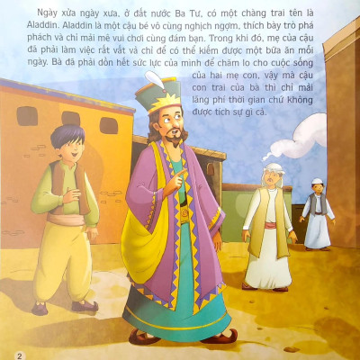 Sách Ngày Xửa Ngày Xưa Ba Tư - Aladdin Và Cây Đèn Thần