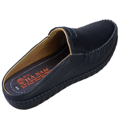 Dép bít mũi nam da bò thật HÀ NAM cao cấp GSB2046