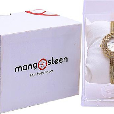 Đồng Hồ Nữ Dây Thép Mangosteen MS509E (Vàng)