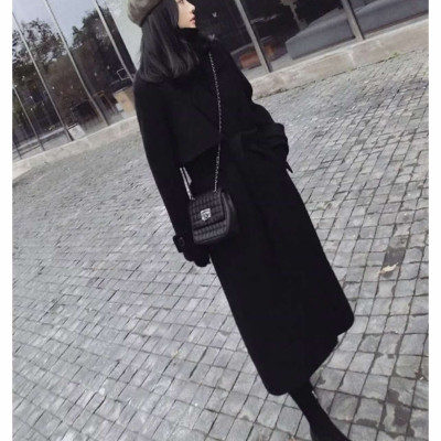 Áo mangto dạ cashmere cao cấp phong cách Hàn Quốc