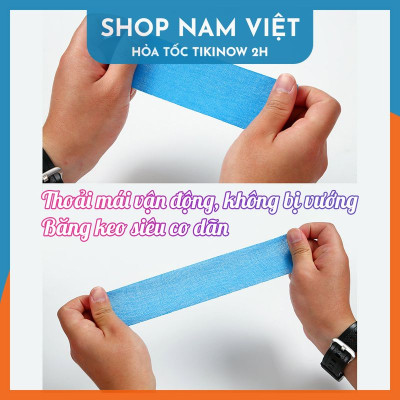 Băng Keo Thể Thao Chất Thun Co Giãn Hỗ Trợ Cơ Bắp, Khớp (Kinesiology Tape)