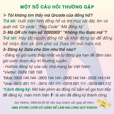 Đồng hồ Thông minh Trẻ em lắp Sim độc lập Nghe gọi 2 chiều Định vị kép GPS Wifi cao cấp Nhiều chức năng Chống nước tốt AMA Watch D35 Hàng nhập khẩu