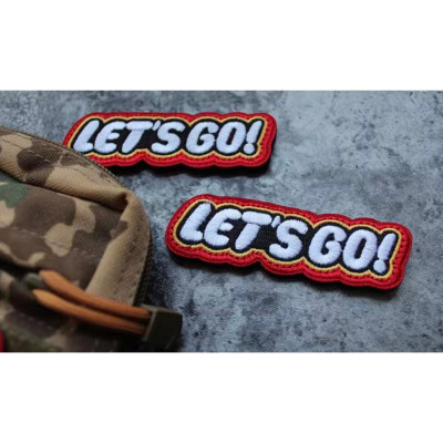 Patch_velcro vải FREEDOM & LET