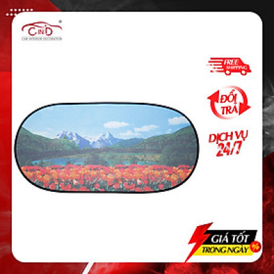 Che Nắng Ô Tô Kính Sau NB LX-R010 Hình Thiên Nhiên (50x100 cm)