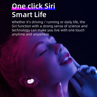 CINCATDY Tai Nghe Bluetooth V5.0 Earbuds Gaming Headphone True Wireless Headset S6 - Hàng Chính Hãng