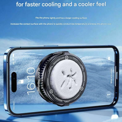 Tản nhiệt sò lạnh thông minh Led RGB TL10 Ai Gaming siêu mát cho điện thoại hàng nhập khẩu