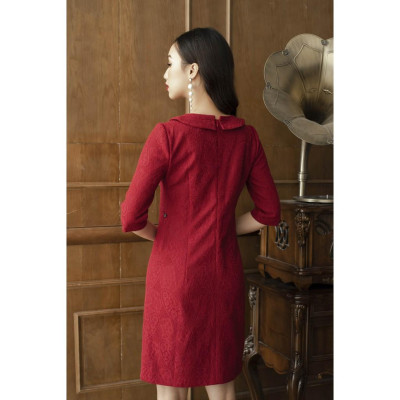 Đầm suông ren Tri