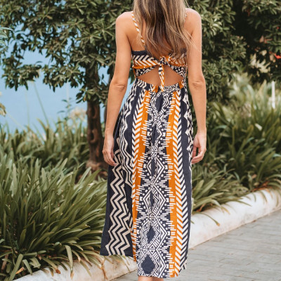 Maxi 2 Dây Hở Lưng Cotton Isla Bonita