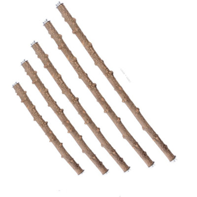 1 CÂY ĐẬU GỖ GẠO SIÊU CỨNG CÁP (CÓ GẮN 2 BÊN PASS) DÙNG ĐỂ LẮP VÀO LỒNG CHIM CHO CHIM, VẸT ĐẬU