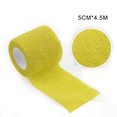 Combo 2 Cuộn Băng Cuốn Tự Dính, Băng Cuốn Cao Su Non, Băng Keo Thể Thao Chống Chấn Thương (Kích thước 5cm*4.5m), Băng keo thể thao đá bóng, băng cuốn thể thao vải tự dính, băng quấn y tế cuốn ngón tay, cổ tay, cổ chân