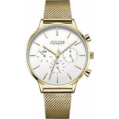 Đồng Hồ Nữ JS-005 Julius Star Hàn Quốc Dây Thép nhiều màu