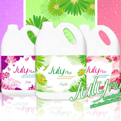 Nước giặt xả cao cấp July Plus 6 in1 3.5L - Hàng nội địa Thái Lan