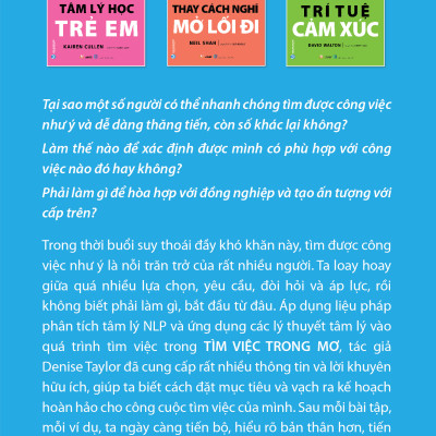 Ứng Dụng Tâm Lý Học Thực Hành - Tìm Việc Trong Mơ - Denise Taylor - Vanlangbooks