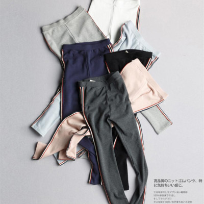 Quần legging Kẻ Sọc Co Giãn (XÁM)