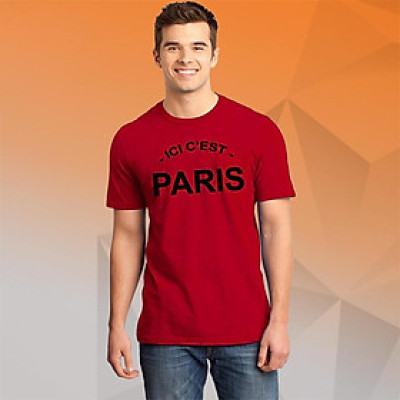 Áo Thun Nam In chữ ICI C