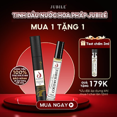 Set Tinh dầu nước hoa Pháp nam Allure by Jubilé Dạng lăn 12ml + Dạng xịt 5ml Thơm Lâu, Sang Trọng