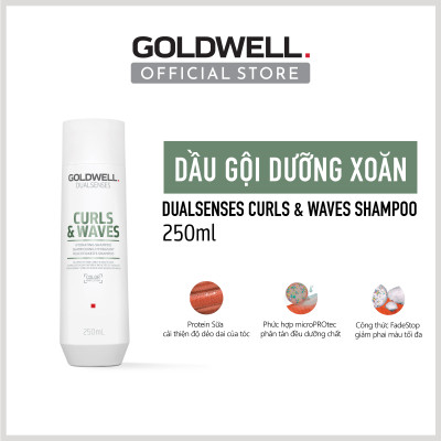 Dầu Gội Tóc Xoăn Goldwell Curls & Waves – Cấp Ẩm Sâu, Dưỡng Mềm, Bồng Bềnh