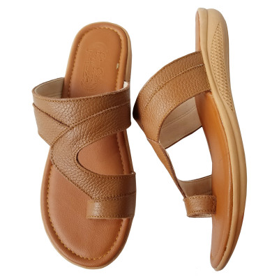 Dép Xỏ Ngón Nữ Da Bò Thật BIGGBEN Cao Cấp DXN48