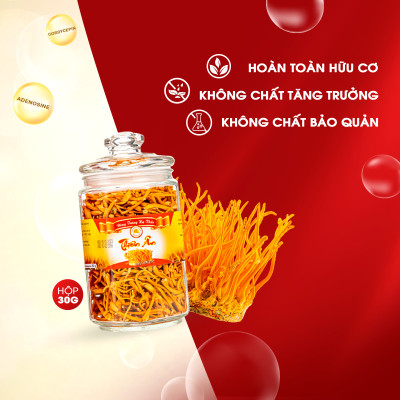 Đông Trùng Hạ Thảo Sấy Thăng Hoa - Hũ 30g