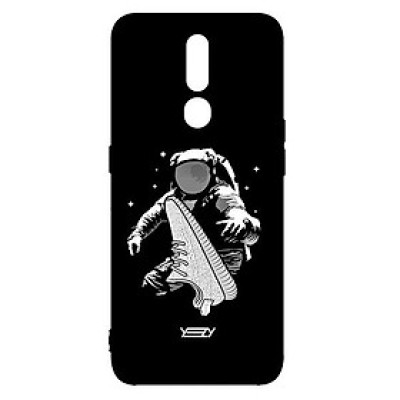Ốp lưng dành cho điện thoại Oppo F11 Pro Yezzy Nền Đen - Hàng Chính Hãng