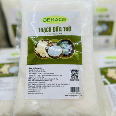 Thạch dừa thô BEHACO 12 ly, túi 1kg
