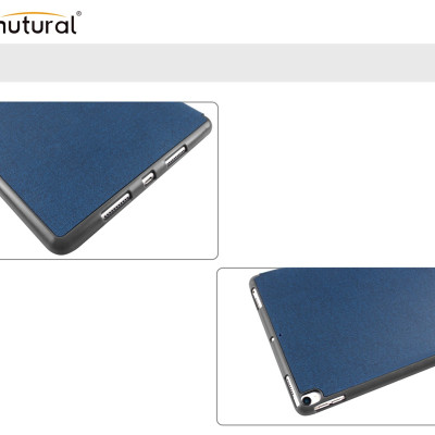 Bao da Ipad 10.2 (Thế hệ 7 – 2019) hiệu Mutural _ Màu xanh_ Hàng nhập khẩu