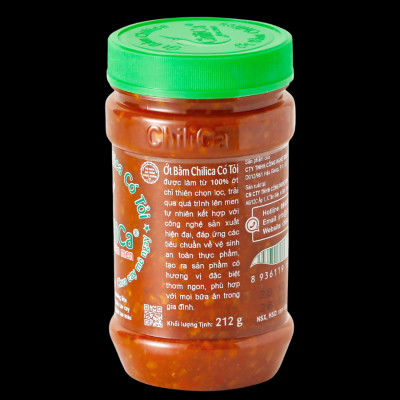 Ớt Bằm Chilica Có Tỏi 212g