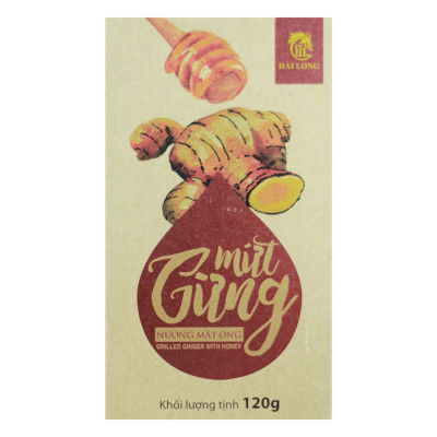 Combo Hạt Điều Rang Muối Vỏ Lụa Hải Long (250g /Hũ) + Mứt Gừng Nướng Mật Ong Hải Long (120g)